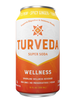 Wellness-Lemon/Ginger/Turmeric Prebiotic Super Soda (8 Pack)