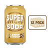 LEMON GINGER +Turmeric Prebiotic SUPER SODA (12 Pack)