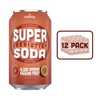 BLOOD ORANGE PASSION FRUIT +Vitamin C Prebiotic Super Soda (12 Pack)