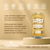 LEMON GINGER +Turmeric Prebiotic SUPER SODA (12 Pack)