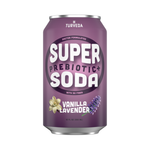 VANILLA LAVENDER +Ashwagandha Prebiotic SUPER SODA (12 Pack)