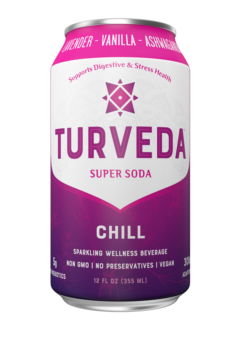 Chill-Lavender/Vanilla Prebiotic Super Soda (8 Pack)